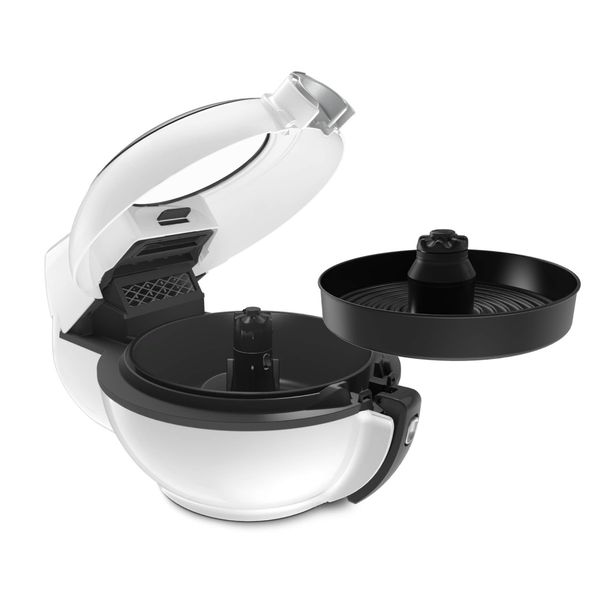 Friteuză cu aer cald Tefal ActiFry Genius XL 2 în 1 YV970015, 1500W, tehnologie Dual Motion, 9 programe automate, 2 zone de gătire, alb / negru Friteuză cu aer cald Tefal ActiFry Genius XL 2 în 1 YV970015, 1500W, tehnologie Dual Motion, 9 programe automate, 2 zone de gătire, alb / negru