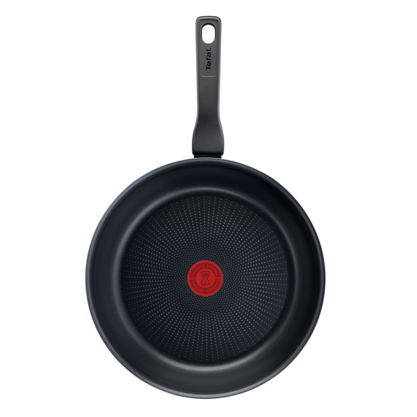 Tigaie XL Force C3850653, 28 cm, &icirc;nveliș antiaderent 100% sigur, de lungă durată, Thermo-Signal&trade;, bază Diffusion+, aluminiu, negru