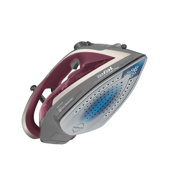Fier de călcat cu abur UltraGliss Plus FV6840E0, 2800 W, jet de abur 260 g/min, talpă Durilium Airglide, colector anti-calcar, rezervor 0.27 L, vișiniu