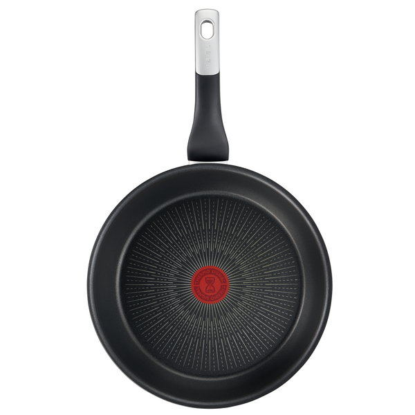 Tigaie Unlimited G2550672, 28 cm, &icirc;nveliș antiaderent 100% sigur, Titanium Anti-Scratch, Thermo-Signal&trade;, bază Thermo-Fusion&trade;, aluminiu, negru