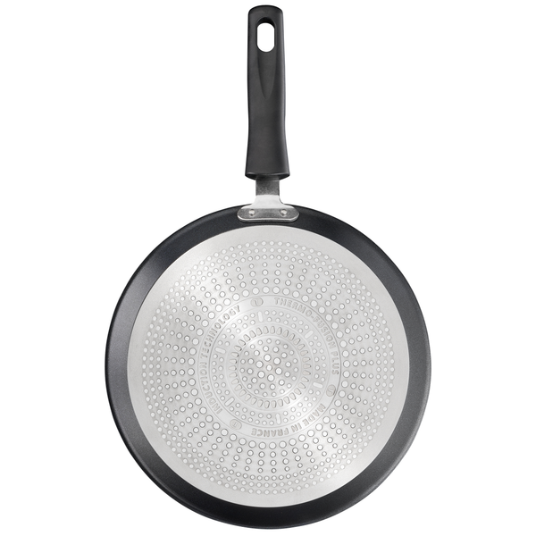 Tigaie pentru clătite Unlimited G2553872, 25 cm, &icirc;nveliș antiaderent 100% sigur, Titanium Anti-Scratch, Thermo-Signal&trade;, bază Thermo-Fusion&trade;, aluminiu, negru