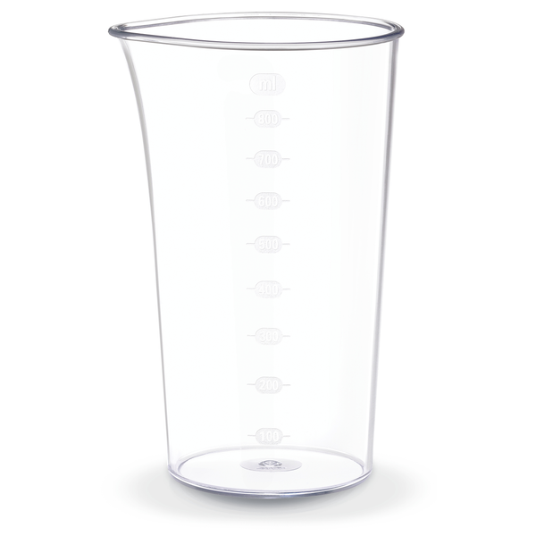Blender vertical DailyMix HB533138, 600 W, o treaptă de viteză, tocător 0.5 L, tel, protecție antistropire, m&acirc;ner ergonomic, recipient 0.8 L, alb
