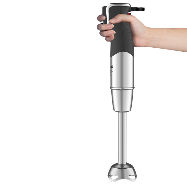 Blender vertical InfinyForce Pro 5 &icirc;n 1 HB95LD38, 1200 W, tehnologie Powelix, tocător 0.5 L, tel, accesoriu piure, protecție antistropire, recipient 0.8 L, argintiu