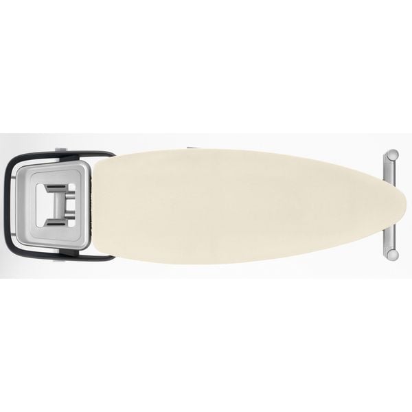 Masă de călcat Pro Comfort IB5100E0, suprafață 130 x 47 cm, înălțime până la 93 cm, husă bumbac și spumă, 7.6 KG, inox, alb / bej