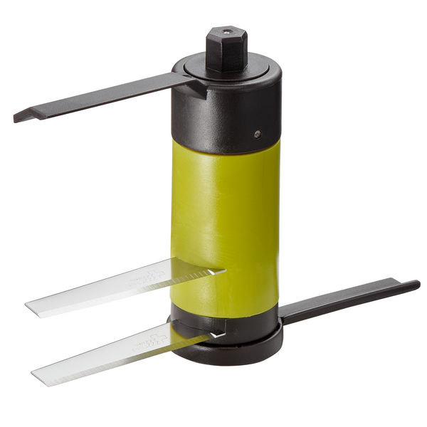 Tocător manual 5-Second K1320404, bază aderentă, m&acirc;ner ergonomic, suport lame, recipient 900 ml, plastic