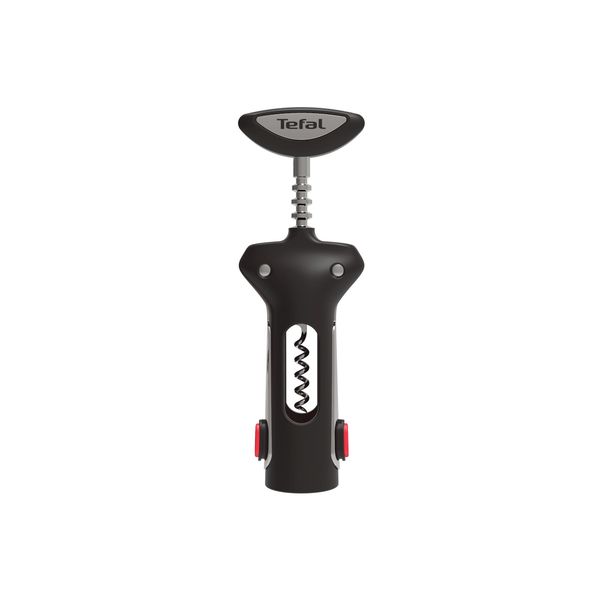Tirbușon Ingenio K2073414, calitate premium, design inovator, fără BPA sau ftalați, 2 &icirc;n 1, plastic, negru