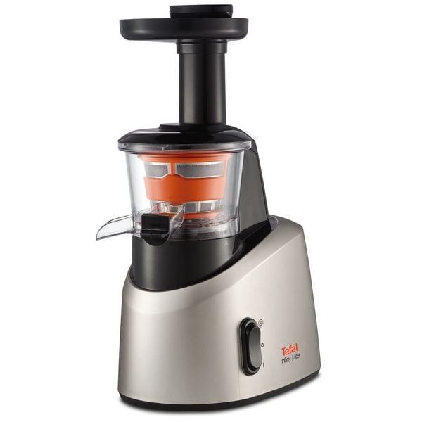Storcător de fructe și legume ZC255B38, 200 W, tehnologie presare la rece, 82 rpm, sistem anti-picurare, 2 recipiente suc și pulpă 0.8 L, argintiu/gri &icirc;nchis
