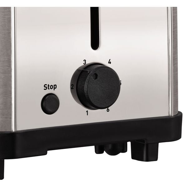 Prăjitor de pâine Ultra Mini TT330D30, 700 W, funcție de oprire, design compact, tavă detașabilă pentru firimituri, inox, argintiu Prăjitor de pâine Ultra Mini TT330D30, 700 W, funcție de oprire, design compact, tavă detașabilă pentru firimituri, inox, argintiu