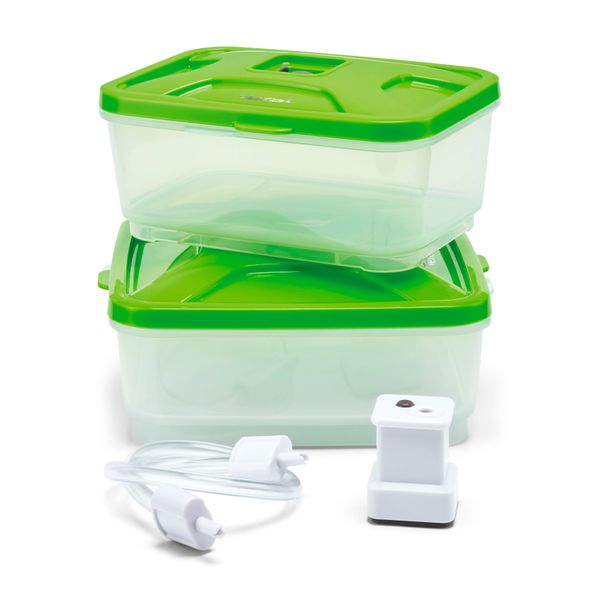Set caserole VacuPack XA258010 Tefal pentru aparatul de vidat VacuPack Plus Tefal  VT2560 