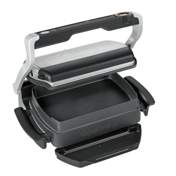 Accesoriu Snacking & Baking Tefal XA725870 pentru OptiGrill+ și Elite, 1.6 L, pentru 2&ndash;4 porții, suprafață antiaderentă, aluminiu, seriile GC71xxxx, GC75xxxx, negru