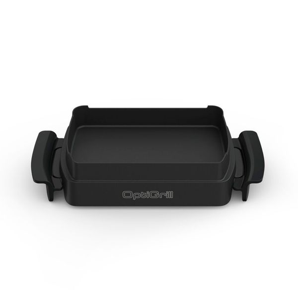 Accesoriu tavă pentru coacere Tefal Snacking & Baking XA732810, 1.6 L, compatibil cu grătarul electric OptiGrill 4 &icirc;n 1 și OptiGrill 2 &icirc;n 1, seriile GC774xx, GC773xx, GC772xx, negru