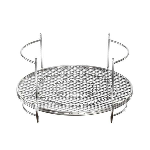 Accesoriu grill 2 &icirc;n 1 Tefal XA60AD10, reversibil, compatibil cu multicookerele Tefal Cook4Me, Turbo Cuisine și One Pot, inox, seriile CY85xx, CY87xx, CY94xx, CY91xx, CY96xx, CY77xx si CY505xx, argintiu