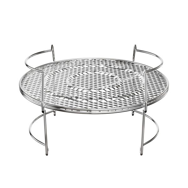 Accesoriu grill 2 &icirc;n 1 Tefal XA60AD10, reversibil, compatibil cu multicookerele Tefal Cook4Me, Turbo Cuisine și One Pot, inox, seriile CY85xx, CY87xx, CY94xx, CY91xx, CY96xx, CY77xx si CY505xx, argintiu