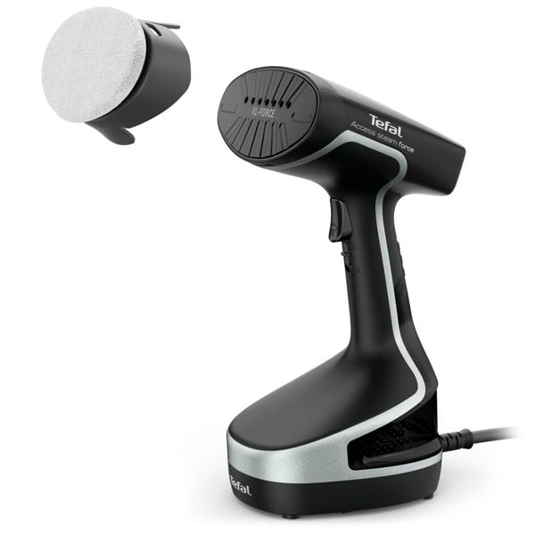 Aparat de călcat vertical cu abur Access Steam 2 &icirc;n 1 TEFAL DT8270E1, 2000 W, jet de abur 90 g/min, functie AUTO OFF, Negru