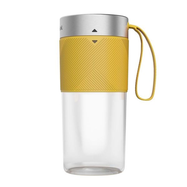 Blender portabil Tefal Lightmix BL1C0230, 300 ml, 2 lame, 20.000 rpm, acumulator 1200 mAh, rezultate &icirc;n 40 secunde, p&acirc;nă la 11 cicluri per &icirc;ncărcare, cablu incarcare inclus, galben