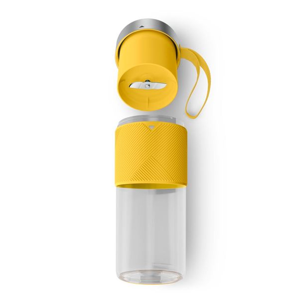 Blender portabil Tefal Lightmix BL1C0230, 300 ml, 2 lame, 20.000 rpm, acumulator 1200 mAh, rezultate &icirc;n 40 secunde, p&acirc;nă la 11 cicluri per &icirc;ncărcare, cablu incarcare inclus, galben