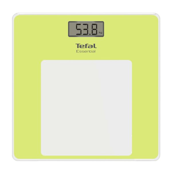 Cantar de baie Tefal Essential PP1305V0, 150 kg, gradatii de la 100 g, platforma 28 x 28 cm, ecran LCD, sticla securizata, galben Cantar de baie Tefal Essential PP1305V0, 150 kg, gradatii de la 100 g, platforma 28 x 28 cm, ecran LCD, sticla securizata, galben