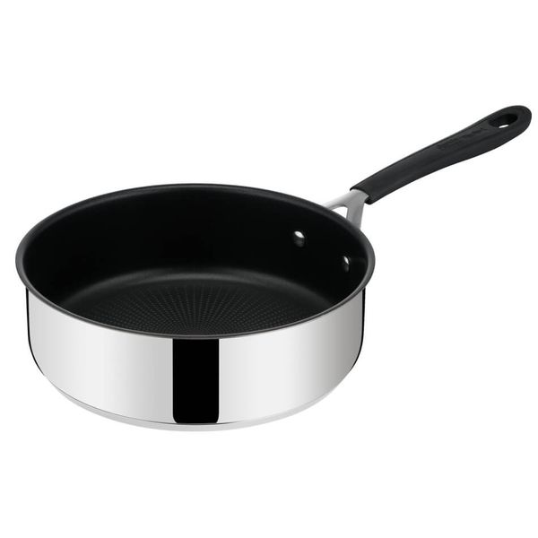 Cratiță cu capac de sticlă Tefal Jamie Oliver Home Cook E3033275, 24 cm, înveliș antiaderent, indicator Thermo-Signal, baza Thermo-Fusion, argintiu Cratiță cu capac de sticlă Tefal Jamie Oliver Home Cook E3033275, 24 cm, înveliș antiaderent, indicator Thermo-Signal, baza Thermo-Fusion, argintiu
