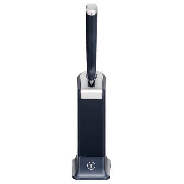 Cuțitul bucătarului & suport Tefal EverSharp Pro K297S244, inox german, m&acirc;ner ergonomic, sistem de ascuțire integrat, negru & argintiu