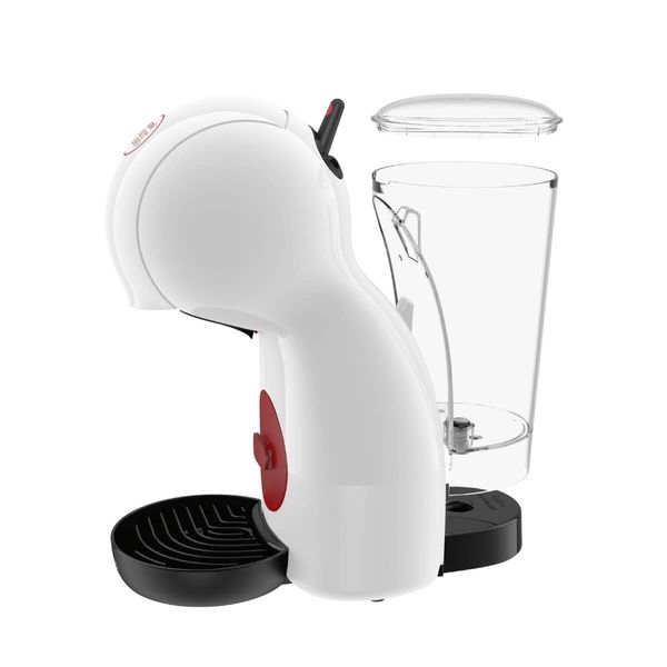 Espressor cu capsule Krups NESCAF&Eacute;&reg; Dolce Gusto&reg; Piccolo XS KP1A3110, 1600W, 15 bari, capacitate rezervor 0.8 L, functie Eco, alb & rosu