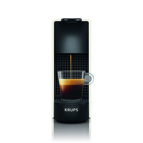 Espressor cu capsule Nespresso Essenza Mini by Krups XN110110, 1310W, presiune 19 bari, rezervor 0.6 L, oprire automată, alb