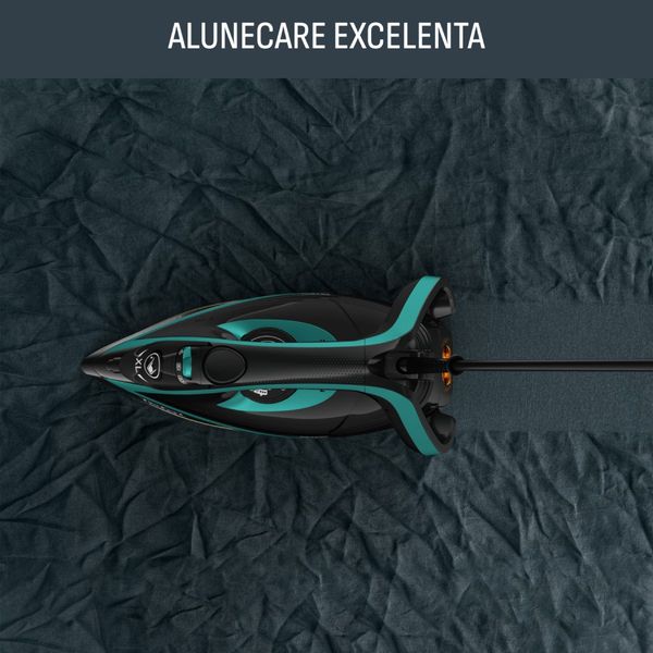 Fier de călcat cu abur Puregliss Tefal FV8066E0, 3000 W,  &icirc;ncălzire rapidă, 50 g/min de abur continuu, jet abur 280 g/min , Mod standby, Tehnologie patentata Micro Lime Filter, 