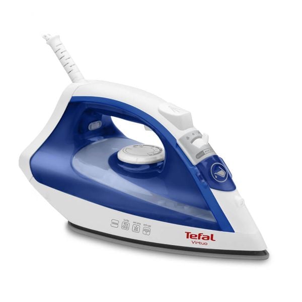 Fier de călcat Tefal Virtuo FV1711E0, 1800W, rezervor apă 200 ml, jet de abur 80 g/ min, abur variabil 0-24 g/ min, funcție anticalcar, sistem antipicurare, albastru Fier de călcat Tefal Virtuo FV1711E0, 1800W, rezervor apă 200 ml, jet de abur 80 g/ min, abur variabil 0-24 g/ min, funcție anticalcar, sistem antipicurare, albastru