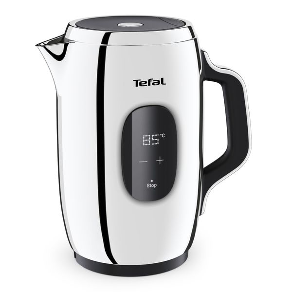 Fierbător apă Tefal Majestuo KI883D10, 2400W, 1.5L, filtru anticalcar detașabil, indicator nivel apă, bază rotativă 360&deg;, indicator luminos, alb