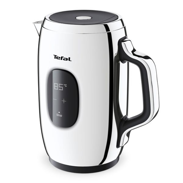 Fierbător apă Tefal Majestuo KI883D10, 2400W, 1.5L, filtru anticalcar detașabil, indicator nivel apă, bază rotativă 360&deg;, indicator luminos, alb
