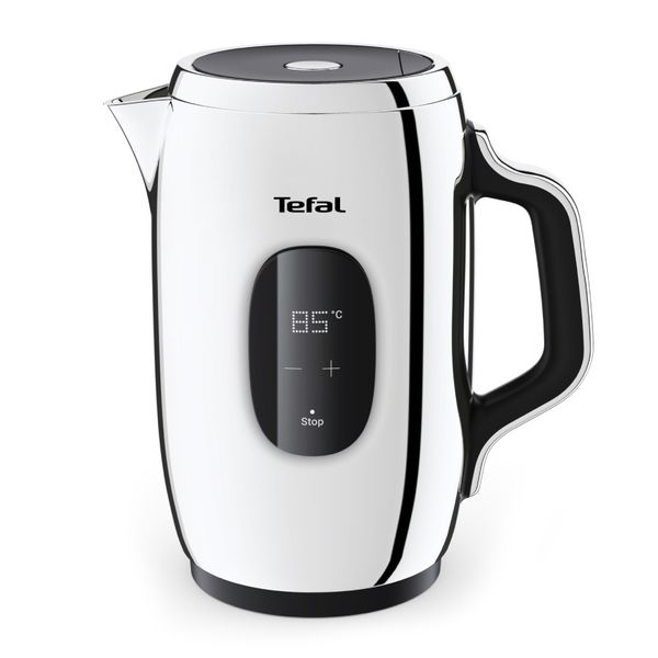Fierbător apă Tefal Majestuo KI883D10, 2400W, 1.5L, filtru anticalcar detașabil, indicator nivel apă, bază rotativă 360&deg;, indicator luminos, alb