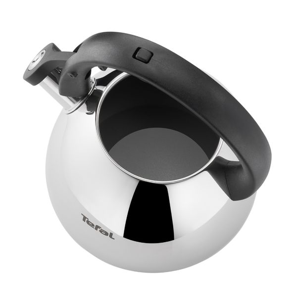 Fierbător apă clasic Tefal K2481574, capacitate 2.7L, capac detașabil, inducție, m&acirc;ner ergonomic, sistem inteligent deschidere - &icirc;nchidere, inox