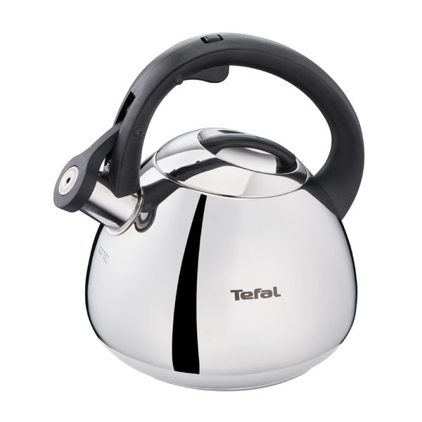 Fierbător apă clasic Tefal K2481574, capacitate 2.7L, capac detașabil, inducție, m&acirc;ner ergonomic, sistem inteligent deschidere - &icirc;nchidere, inox