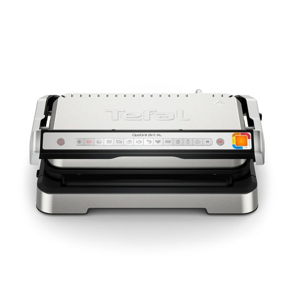 Grătar electric multifuncțional Tefal OptiGrill 2-in-1 XL GC782D30, 2200W, 12 programe automate, plăci detașabile, 4 trepte temperatură, argintiu Grătar electric multifuncțional Tefal OptiGrill 2-in-1 XL GC782D30, 2200W, 12 programe automate, plăci detașabile, 4 trepte temperatură, argintiu