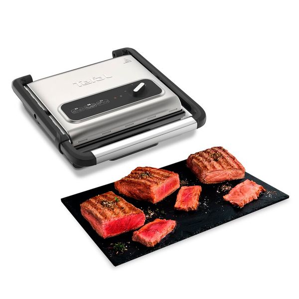 Grătar electric Inicio Grill GC242D38, 2000 W, termostat 3 nivele, plăci antiaderente, negru Grătar electric Inicio Grill GC242D38, 2000 W, termostat 3 nivele, plăci antiaderente, negru