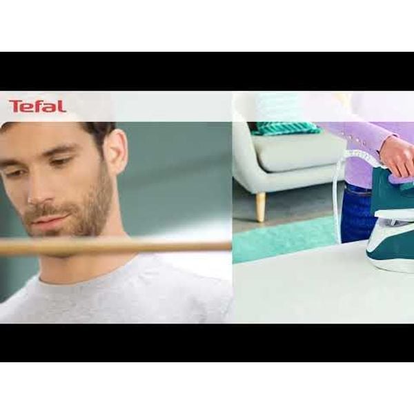 Stație de călcat cu abur Tefal Express Essential SV6115E0, 2200W, 5.2 bar, jet abur 280 g/min, capacitate recipient 1.4L, tehnologie Calc Clear, talpă Xpress Glide, alb/verde Stație de călcat cu abur Tefal Express Essential SV6115E0, 2200W, 5.2 bar, jet abur 280 g/min, capacitate recipient 1.4L, tehnologie Calc Clear, talpă Xpress Glide, alb/verde