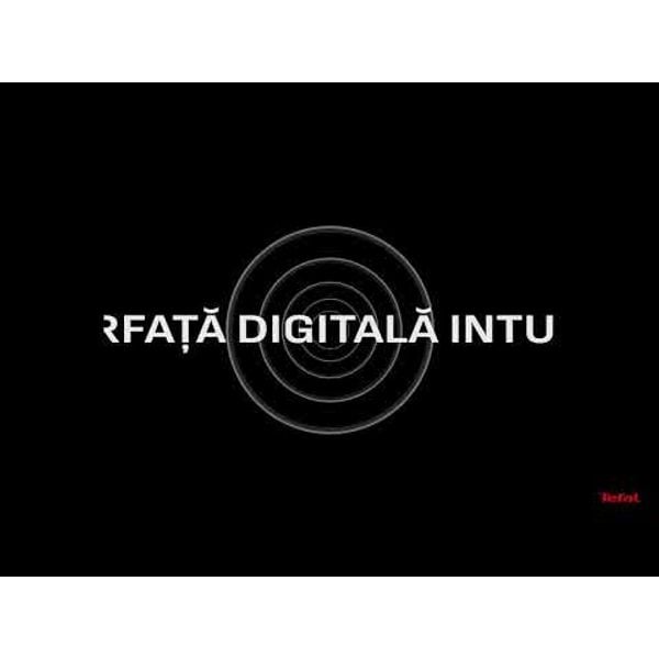 Friteuză cu aer cald Tefal Easy Fry Silence EY552DE0, 1670W, 5L - Air fryer cu 10 programe automate, ecran LCD, silențioasă, cu m&acirc;ner detașabil, cronometru, argintiu & negru