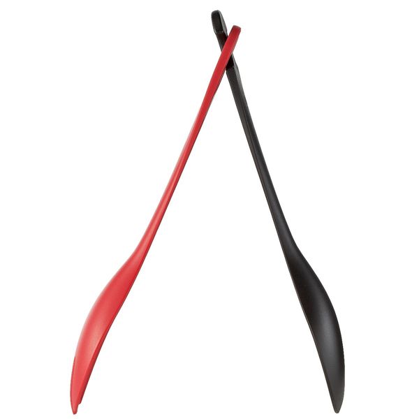 Clește pentru salată Ingenio K2060614, design inovator, negru / roșu Clește pentru salată Ingenio K2060614, design inovator, negru / roșu