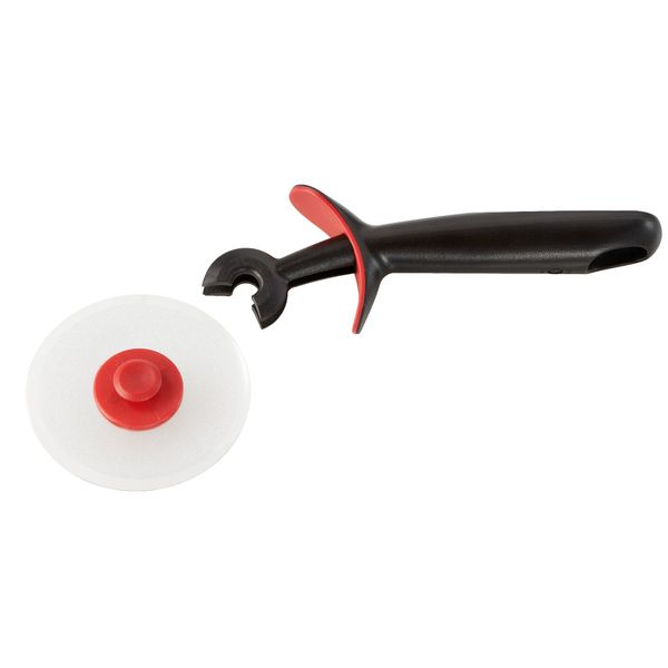Cuțit pentru pizza Ingenio K2071114, design inovator, lamă de inox, plastic, negru Cuțit pentru pizza Ingenio K2071114, design inovator, lamă de inox, plastic, negru