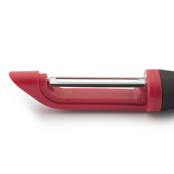 Accesoriu pentru decojit roșii Ingenio K2074014, calitate premium, design inovator, plastic, roșu / negru Accesoriu pentru decojit roșii Ingenio K2074014, calitate premium, design inovator, plastic, roșu / negru