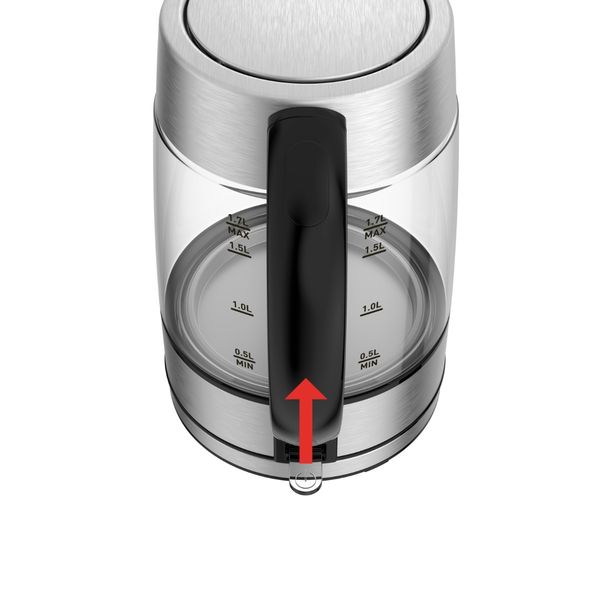 Fierbător apă Glass KI772D38, 2200 W, filtru anti-calcar, 1.7 L, sticlă, transparent