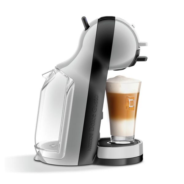 Espressor cu capsule KRUPS NESCAF&Eacute;&reg; Dolce Gusto&reg; Mini Me KP123B10, 15 bari presiune, 1500 W, capacitate rezervor 0.8 L, functie Eco, gri