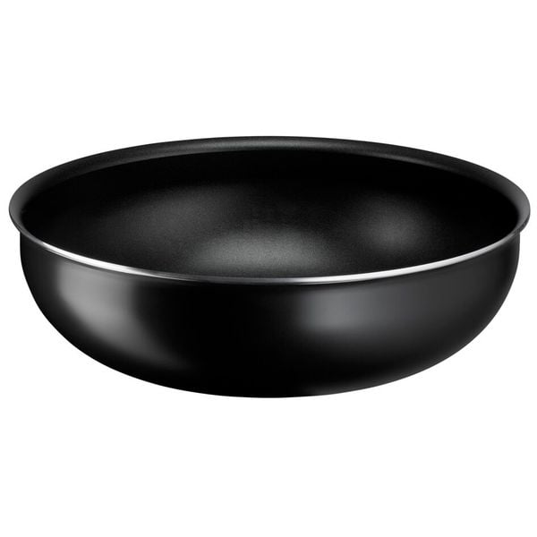 Set 3 piese TEFAL Ingenio Easy Cook & Clean L1539153, 3 piese, 24-26cm, aluminiu, negru