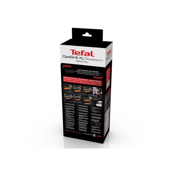 Accesoriu Snacking & Baking Tefal XA727810 pentru OptiGrill+ XL / Elite XL, 2 L, 3&ndash;5 porții, suprafață antiaderentă, aluminiu, seriile GC72xxxx si GC76xxxx, negru