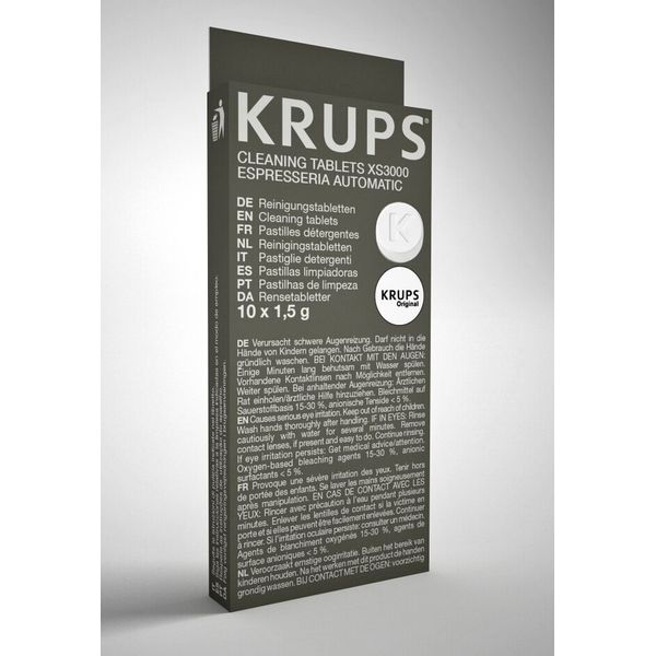 Tablete pentru curățare espressoare Krups XS300010, pentru decalcifiere, compatibile cu espressoarele Krups Tablete pentru curățare espressoare Krups XS300010, pentru decalcifiere, compatibile cu espressoarele Krups