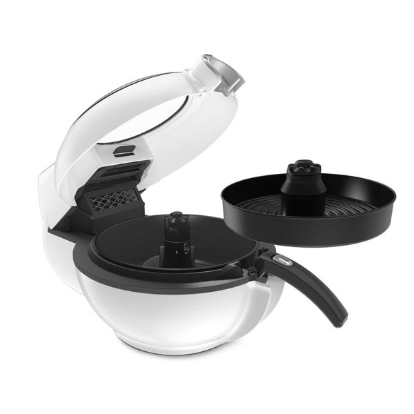 Friteuză cu aer cald Tefal ActiFry Genius XL 2 în 1 YV970015, 1500W, tehnologie Dual Motion, 9 programe automate, 2 zone de gătire, alb / negru Friteuză cu aer cald Tefal ActiFry Genius XL 2 în 1 YV970015, 1500W, tehnologie Dual Motion, 9 programe automate, 2 zone de gătire, alb / negru