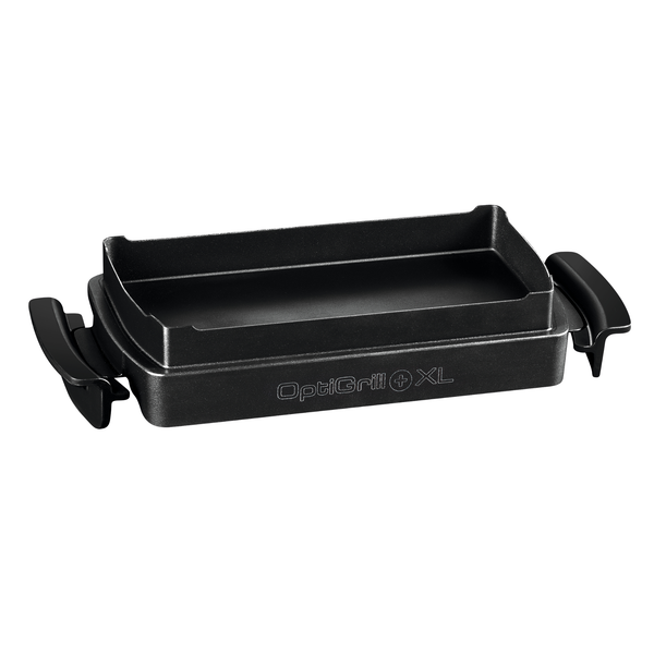 Grătar electric OptiGrill+ Snacking & Baking GC714834, 6 programe, senzor automat, mod manual , plăci antiaderente, tavă colectare lichide, tavă coacere, negru