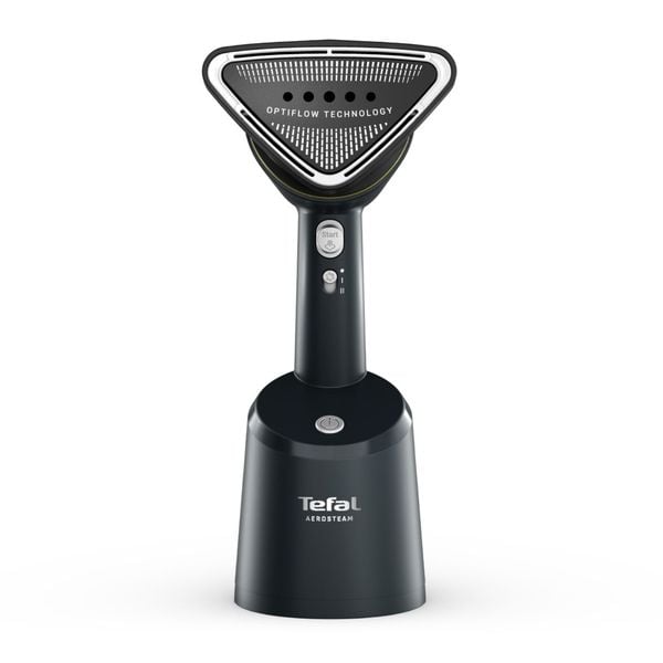 Pachet PROMO Aparat de călcat vertical cu abur Tefal AeroSteam DT9810F0 & Aparat de curățat scame Tefal JB7002E0