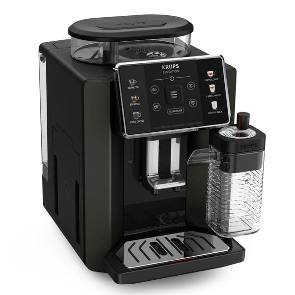 Pachet PROMO Espressor automat Krups Sensation Milk M50 EA912910 & Termos Tefal Travel Mug Classic N2020110