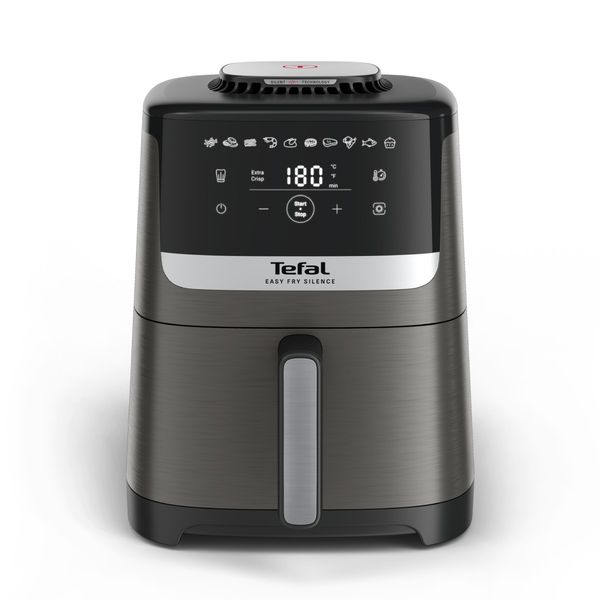 Pachet PROMO Friteuză cu aer cald Tefal Easy Fry Silence EY551HE0 & Tocător manual Tefal 5-Second K1320404