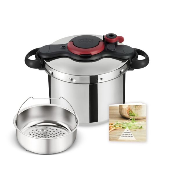 Pachet PROMO Oală sub presiune Tefal ClipsoMinut'® Easy P4624966 & Polonic Tefal Ingenio K2060114